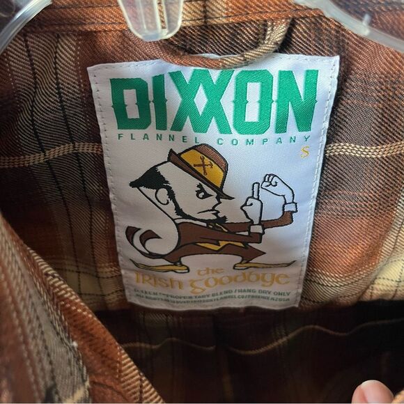 Dixxon Women's Small The Irish Goodbye Flan.nel Button-down NWT - Picture 6 of 9